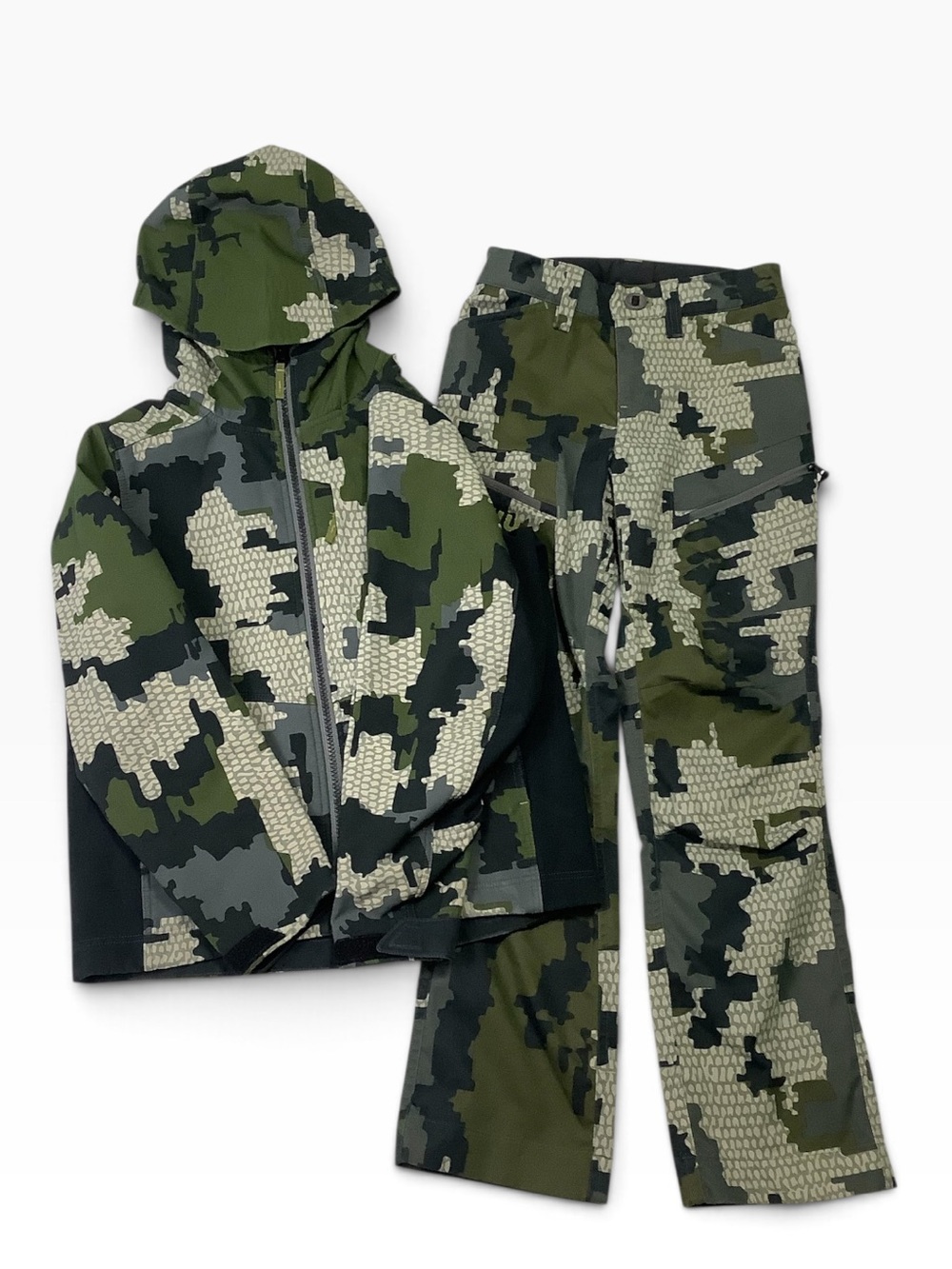 KUIU Youth Rubicon Jacket and Pants Set Sz Small 7/8 Verde Camo